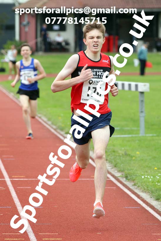 800 metres 26, NECAA Open Meeting, Morpeth, Sunday, March 23rd. David T. Hewitson/Sports for All Pics
